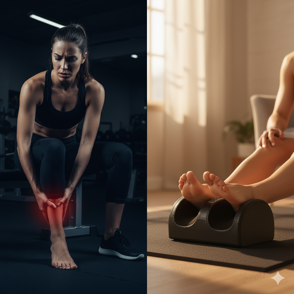 Masseur pour Pieds Électrique Shiatsu avec Chauffage – Soulagement Musculaire et Douleur